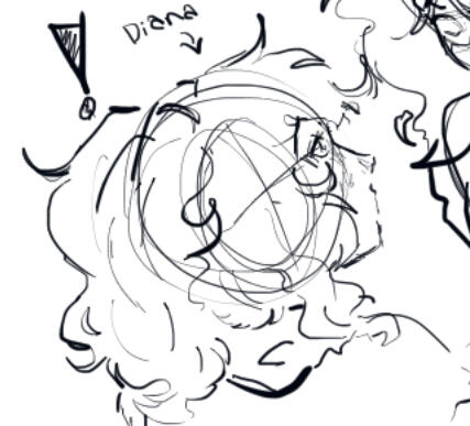 Diana, but human AU